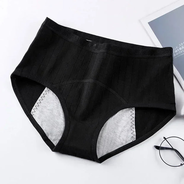 For Women Leak Female Waist High Proof Menstruation Period Physiological Cotton Briefs Menstrual Underwear Panties Pants