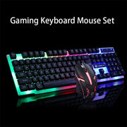 Gaming Keyboard Mouse Glowing Set