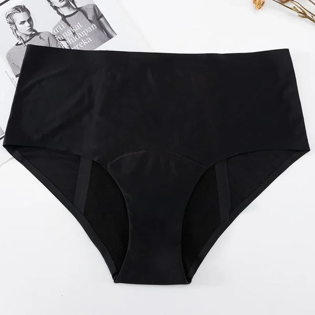 Physiological Panties Non-marking High-waisted Front and Back Instantaneous Suction Leakage Menstrual Period Women's Panties New