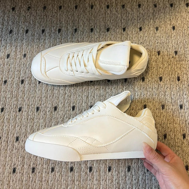 NIGO Women's Spring And Summer New Casual Sports German Trainers Comfortable Breathable Mesh Small White Shoes #NGSH16715