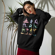 Yoga Theme Crewneck Sweatshirt