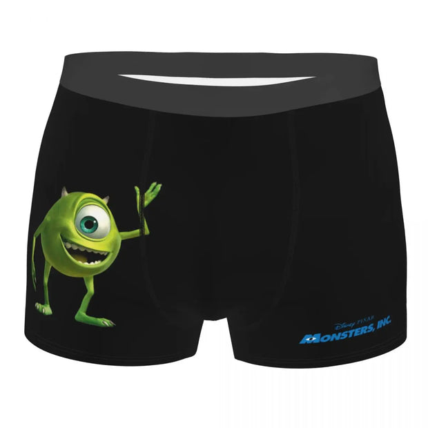 Sullivan Disney Monsters University Mike Underpants Cotton Panties Man Underwear Comfortable Shorts Boxer Briefs