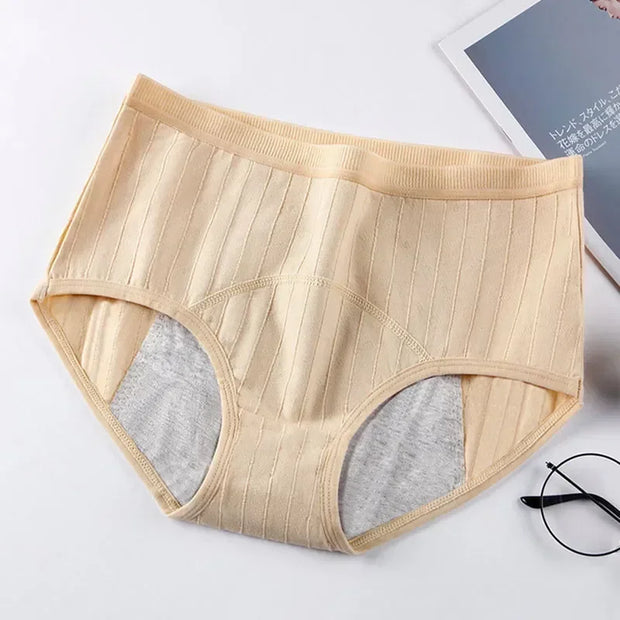 For Women Leak Female Waist High Proof Menstruation Period Physiological Cotton Briefs Menstrual Underwear Panties Pants