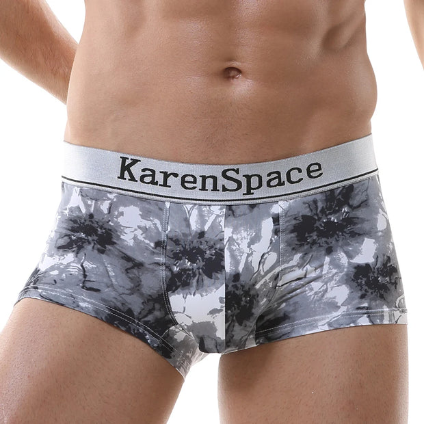 2024 Hot Selling Men's Underwear Fashion Printed Men's Underwear Breathable and Comfortable Boxing Athlete Underwear