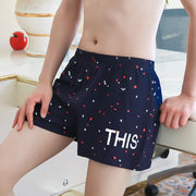 Cotton Mens Arrow Pants Fashion Printed Homewear Boxer Shorts Male Loose Breathable Panties Comfortable Sleepwear Underpants