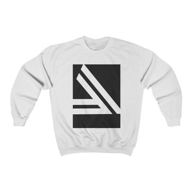 Men's Double Slanted Logo Crewneck Sweatshirt