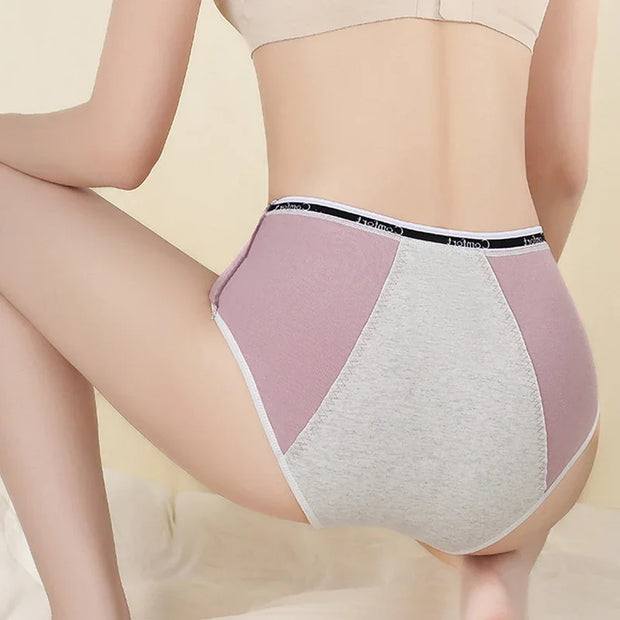 1pcs Girl Menstrual Panties Women's Physiological Briefs Ladies Period Leak Proof Panty High Waist Cotton Underwear