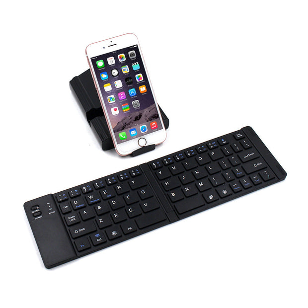 Folding Metal Bluetooth Foldable Keyboard Mini Bluetooth