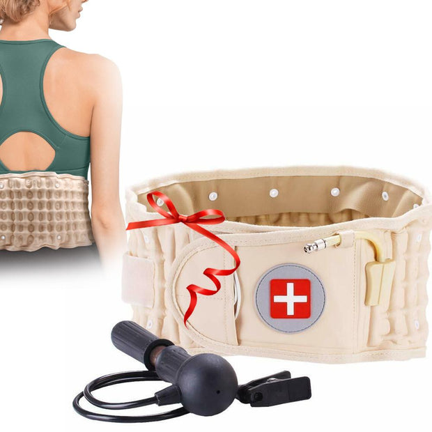 Back Decompression Waist Belt Lumbar Inflatable Traction Protector