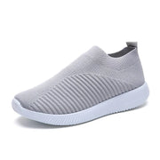 Women Flat Shoes Summer New Casual Breathable Mesh Loafers  Hollow Sneakers Barefoot Female Knitted Shoes for Women