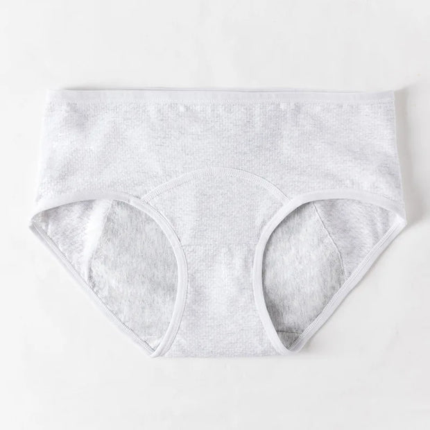 Cotton Menstrual Period Panties Menstruation Women Underwear Lady Female Mid-Rise Briefs Breathable Lingerie Basic Underpants