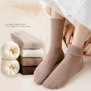 Women Socks Autumn Winter Snow Long Socks Warm Solid Socks Thickened Floor Extra Thick Hairy Soft Sleep Socks Against Cold Sock