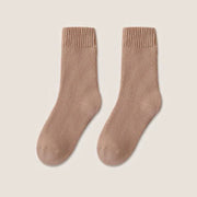 Women Socks Autumn Winter Snow Long Socks Warm Solid Socks Thickened Floor Extra Thick Hairy Soft Sleep Socks Against Cold Sock