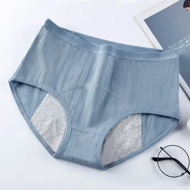 For Women Leak Female Waist High Proof Menstruation Period Physiological Cotton Briefs Menstrual Underwear Panties Pants