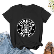 Forever T-Shirt Blouse oversized Female clothing plus size tops clothes for woman