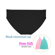 Elastic Silicone Beach Solid Waterproof Soft Women Panties Non Toxic Leakproof Menstrual Briefs for Swimming & Gift Mestrual Cup