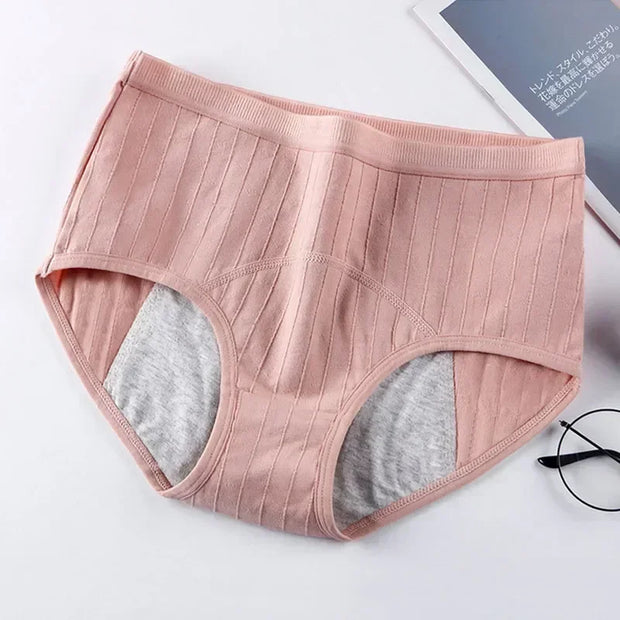 For Women Leak Female Waist High Proof Menstruation Period Physiological Cotton Briefs Menstrual Underwear Panties Pants