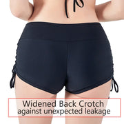 Girls Menstrual Swim Bottoms 4-Layer Leakproof Swimwear Waterproof Bikini Beach Pants Summer Swimming Period Panties Boxers