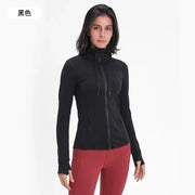 New Women's Sports Hoodie Jacket - Slim Fit Zip-up Stretchy Running, Yoga Outerwear