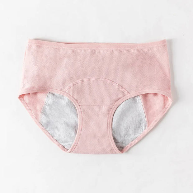 Cotton Menstrual Period Panties Menstruation Women Underwear Lady Female Mid-Rise Briefs Breathable Lingerie Basic Underpants