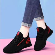 Women's Breathable Non-slip Platform Fashion 2023 Autumn New Casual Shoes Korean Running Shoes Black Sneakers shoes for women