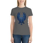 Dragon Age: Grey Warden Blue T-Shirt Female clothing cute tops lady clothes aesthetic clothes summer clothes for Women