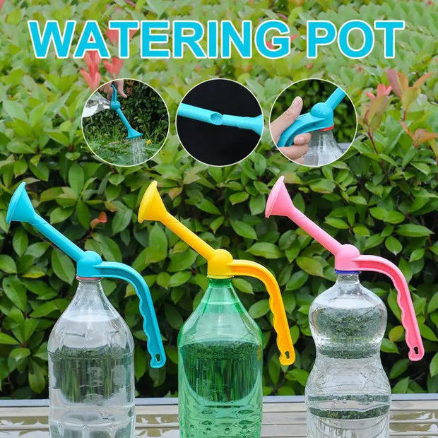 2 In 1 Handheld Watering Sprinkler Nozzle Watering Can Sprayer For Flowers Waterers Bottle Gardening Plant Irrigation Easy Tools