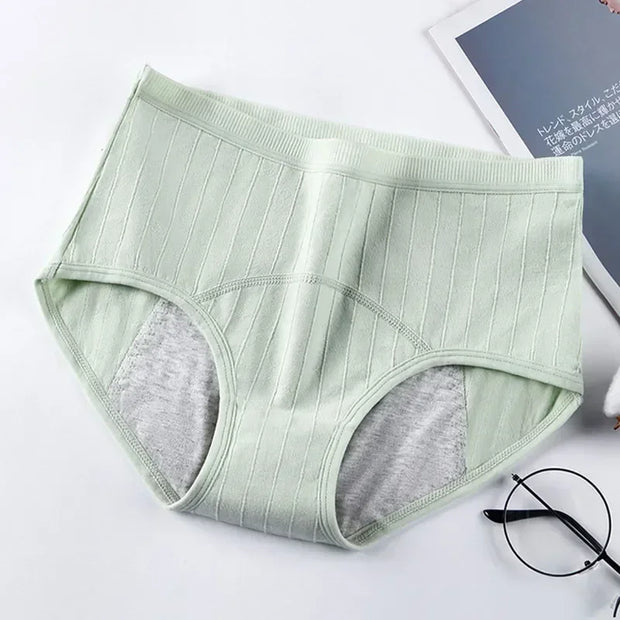 For Women Leak Female Waist High Proof Menstruation Period Physiological Cotton Briefs Menstrual Underwear Panties Pants