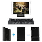 Folding Metal Bluetooth Foldable Keyboard Mini Bluetooth