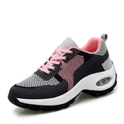 Women Walking Shoes Spring Autumn Casual Sport Shoes Lightweight Air Cushion Running Shoes Soft Mesh Breathable Woman Rock Shoes