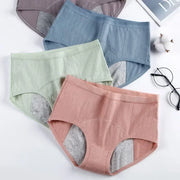 For Women Leak Female Waist High Proof Menstruation Period Physiological Cotton Briefs Menstrual Underwear Panties Pants