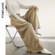 SENTUBILA Women Wide Leg Pants Office Lady Work Wear Trouser 2025 Spring Fashion Elegant Commute Full-length Pants 133K51993