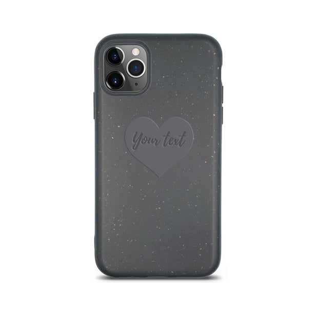 Biodegradable Personalized Phone Case - Black