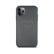 Biodegradable Personalized Phone Case - Black