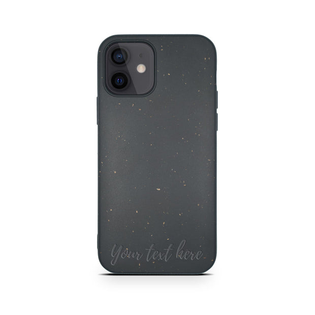 Biodegradable Personalized Phone Case - Black