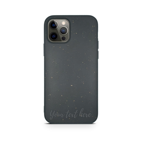 Biodegradable Personalized Phone Case - Black