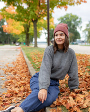 HAAKWEAR Knit Cuffed Beanie - Rusty Burgundy