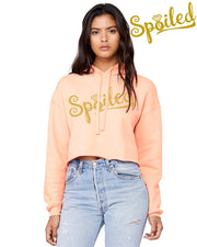 Spoiled Crop Top Hoodie