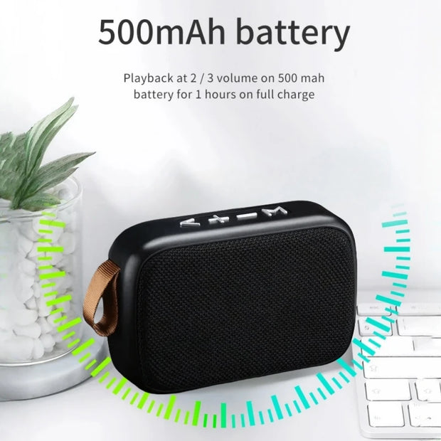 Portable Wireless Soundbar 500mAh Battery Bluetooth 5.0 Outdoor Indoor