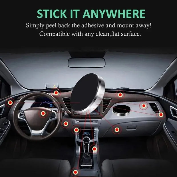 Magnetic Phone Car Holder Stand Universal Magnetic Mount Bracket Stick