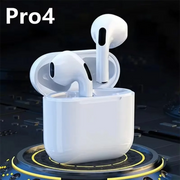 Pro4 TWS Bluetooth Earphones 9D Stereo Wireless Headphones InEar HiFi