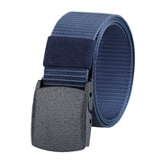 Metal Free Nylon Belt, MEN'S Tactical Woven Plastic Buckle Belt