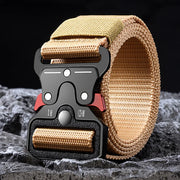 125cm Men's Belt Outdoor Hunting Multifunctional Belt Buckle