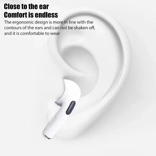 Pro4 TWS Bluetooth Earphone 9D Stereo Wireless Headphone In-Ear HiFi