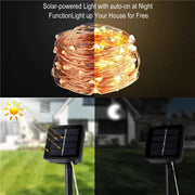 Solar Light Outdoor Waterproof 50/100/200/300 LED Lamp String For