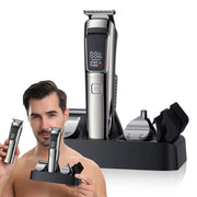 Mens IPX6 Waterproof Body Electric Shaver Beard Trimmer Nose Hair