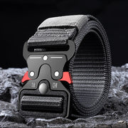 125cm Men's Belt Outdoor Hunting Multifunctional Belt Buckle