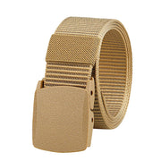 Metal Free Nylon Belt, MEN'S Tactical Woven Plastic Buckle Belt