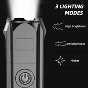 High Power Camping Flashlight Led Fishing Searchlight Usb Rechargeable