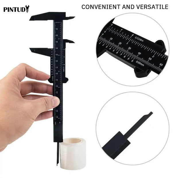 1PC Plastic Vernier Caliper Digital Display Caliper Mini Text Play